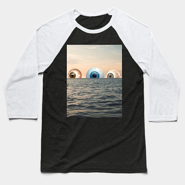 Ocean of emotion Baseball T-Shirt by LanaBanana